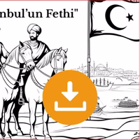 İstanbul’un Fethi Etkinlik Sayfası Boyama 29 Mayıs 1453