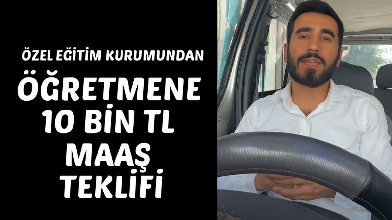 Öğretmenlere Şok! Ünlü Dershaneden Asgari Ücretin Altında Maaş Teklifi