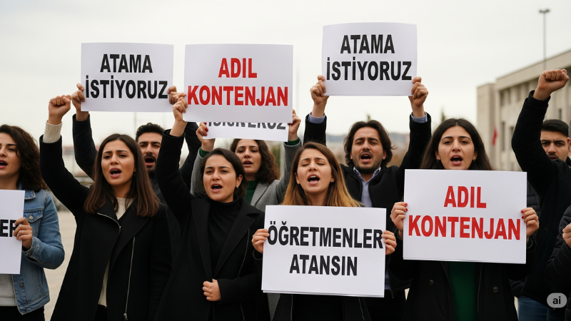 Atanamayan Öğretmenler Hükümetten Adil Çözüm Bekliyor: "Hayallerimiz Suya Düştü!"