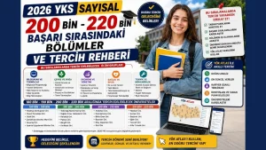 YKS 2026 Sayısal 220 binle hangi bölümlere gidilir? Sayısal 200, 210 binle gidilebilecek üniversiteler!