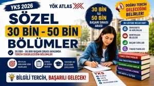 Sözel 40-50 bin ile alan bölümler! YKS 2025 Sözel 30 bin, 40 bin, 50 bin sıralama ile tercih edilecek üniversiteler!