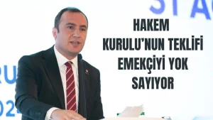 Eğitim-İş Genel Başkanı Özbay: Hakem Kurulu’nun Teklifi Emekçiyi Yok Sayıyor