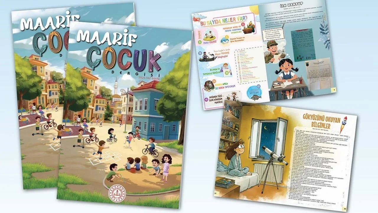 Milli Eğitim Bakanlığı’nın öncülüğünde yayımlanan Maarif Çocuk Dergisi,