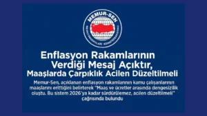 Memur-Sen: Enflasyon Rakamlarının Verdiği Mesaj Açıktır, Maaşlarda Çarpıklık Acilen Düzeltilmeli