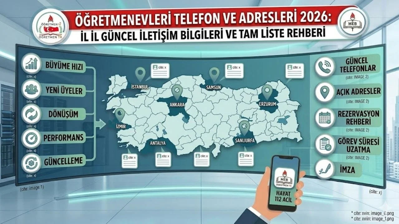 Öğretmenevleri Telefon ve Adresleri 2026: İl İl Güncel İletişim Bilgileri ve Tam Liste Rehberi