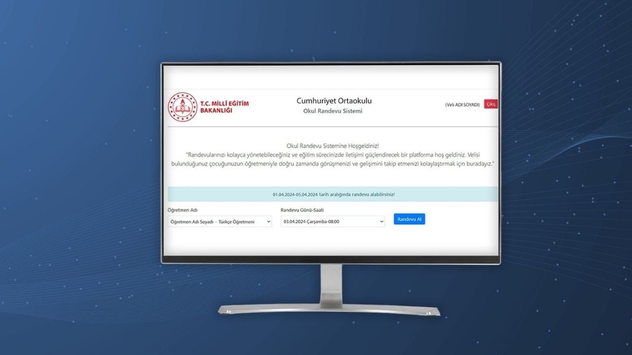 Veli Randevu Sistemi'nde Güncelleme! Okullar Veli Adına Randevu Oluşturabilecek