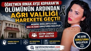 Öğretmen Irmak Ayşe Koparan’ın Ölümünün Çifte Soruşturma Başlatıldı!