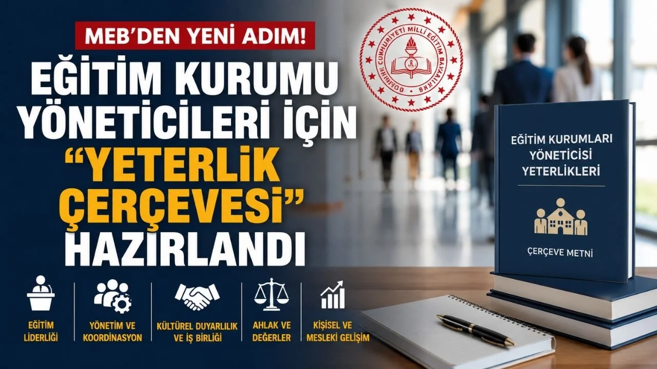 MEB'den Eğitim Yöneticileri İçin Yeni Adım: "Yeterlik Çerçevesi" Hazırlandı