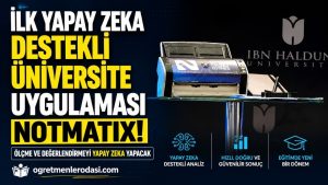 İlk Yapay Zekâ Destekli Üniversite Uygulaması Notmatix Hayata Geçti