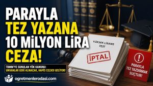 Parayla Tez ve Makale Yazdırana Ağır Yaptırım: Akademik Unvan Geri Alınacak, Ceza 10 Milyon TL’yi Bulacak