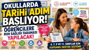 Okullarda Ruh Sağlığı Taraması Dönemi Başlıyor! MEB ve Sağlık Bakanlığı’ndan Yeni Uygulama